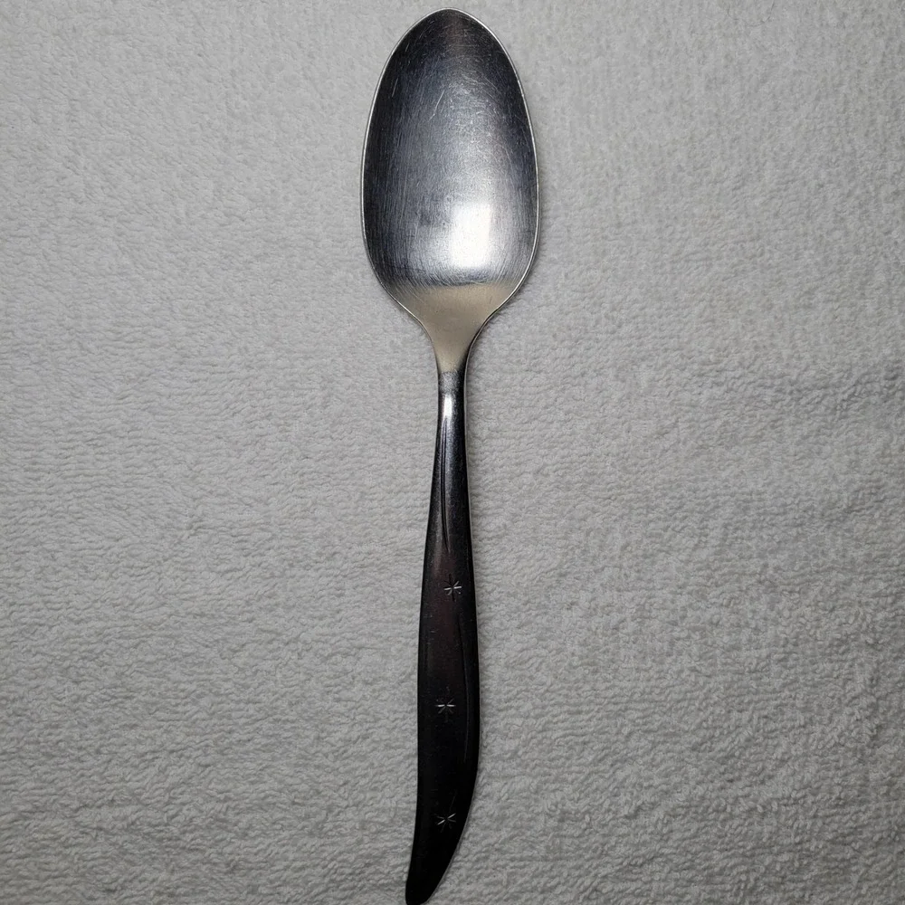 Superior Stainless USA Starburst Atomic Star‎ Tablespoon MCM Retro